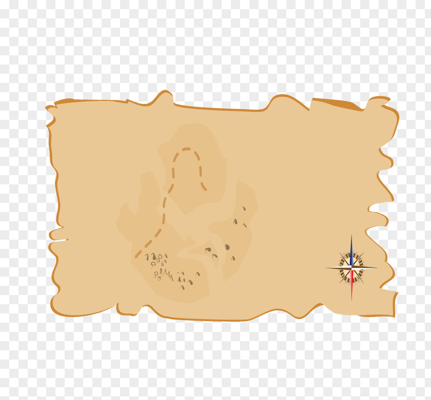 Treasure Map Paper PNG