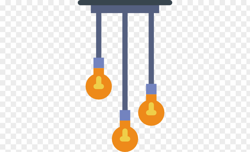 3 Yellow Light Bulb Incandescent Icon PNG