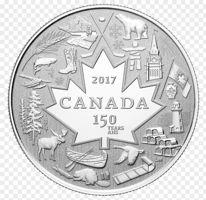 Canada Designs Ontario 150th Anniversary Of Silver Coin Royal Canadian Mint PNG