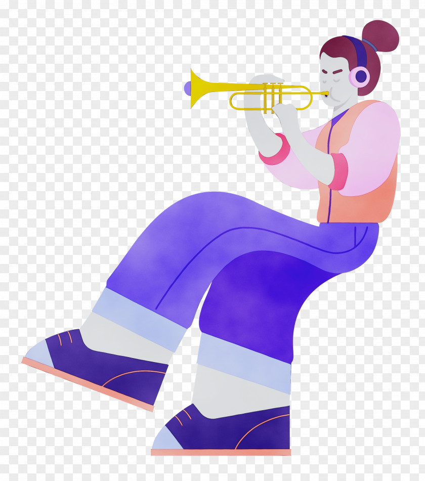 Cartoon Trumpet Icon Drawing Megaphone PNG