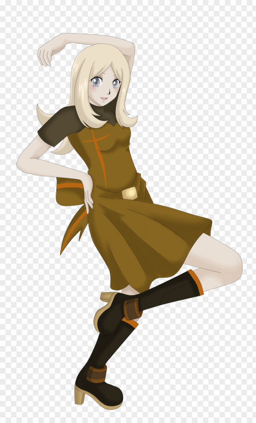 Dancing Beauty Animated Cartoon Illustration Costume Character PNG