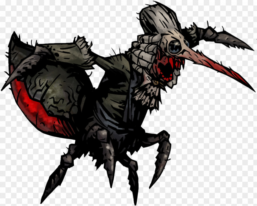 Darkest Dungeon Esquire Court Dragon Crimson PNG