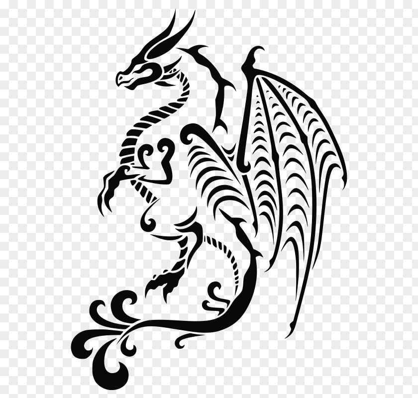 Dragon Clipart Tattoo Clip Art PNG