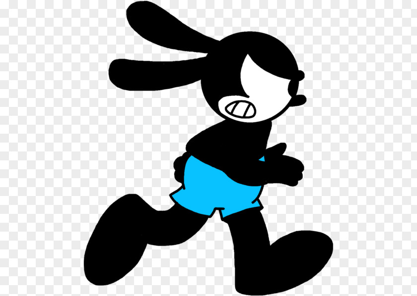 M Human Behavior LineOswald The Lucky Rabbit Messaging Apps Clip Art Black & White PNG