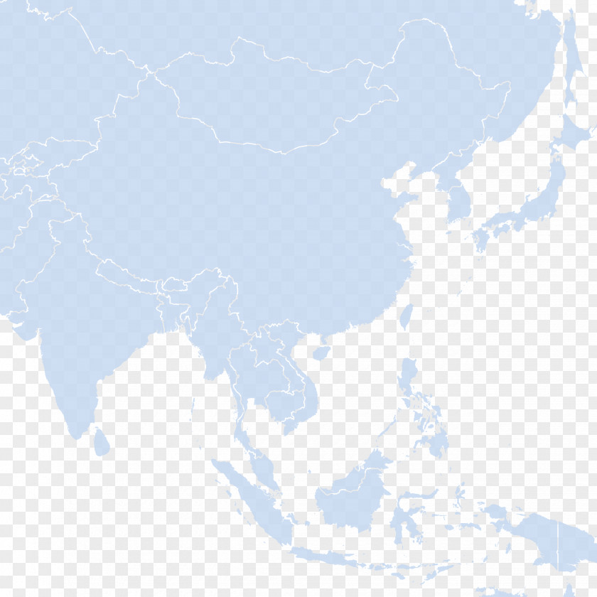 Map East Asia Western Central PNG