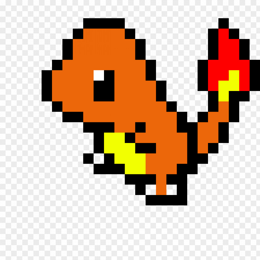 Pikachu Pixel Art Pokémon Charmander PNG
