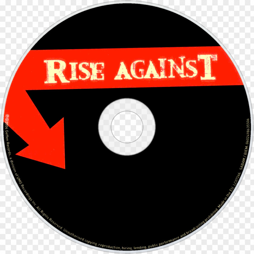Rise Against Compact Disc Siren Song Of The Counter Culture Album Phonograph Record PNG