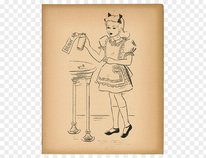 Tenniel Illustrations For Carroll's Alice In Wonde Paper Character Cartoon Sketch PNG