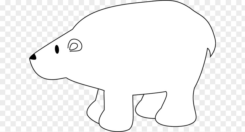Bear Outline Polar Clip Art Baby Grizzly PNG