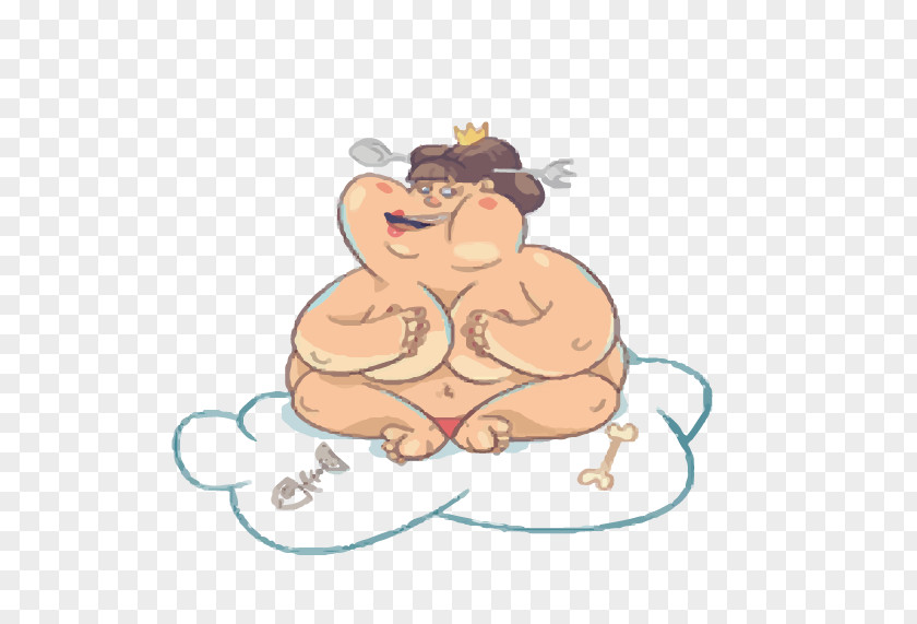 Fat Sumo Figures Japan Cartoon Wrestling PNG
