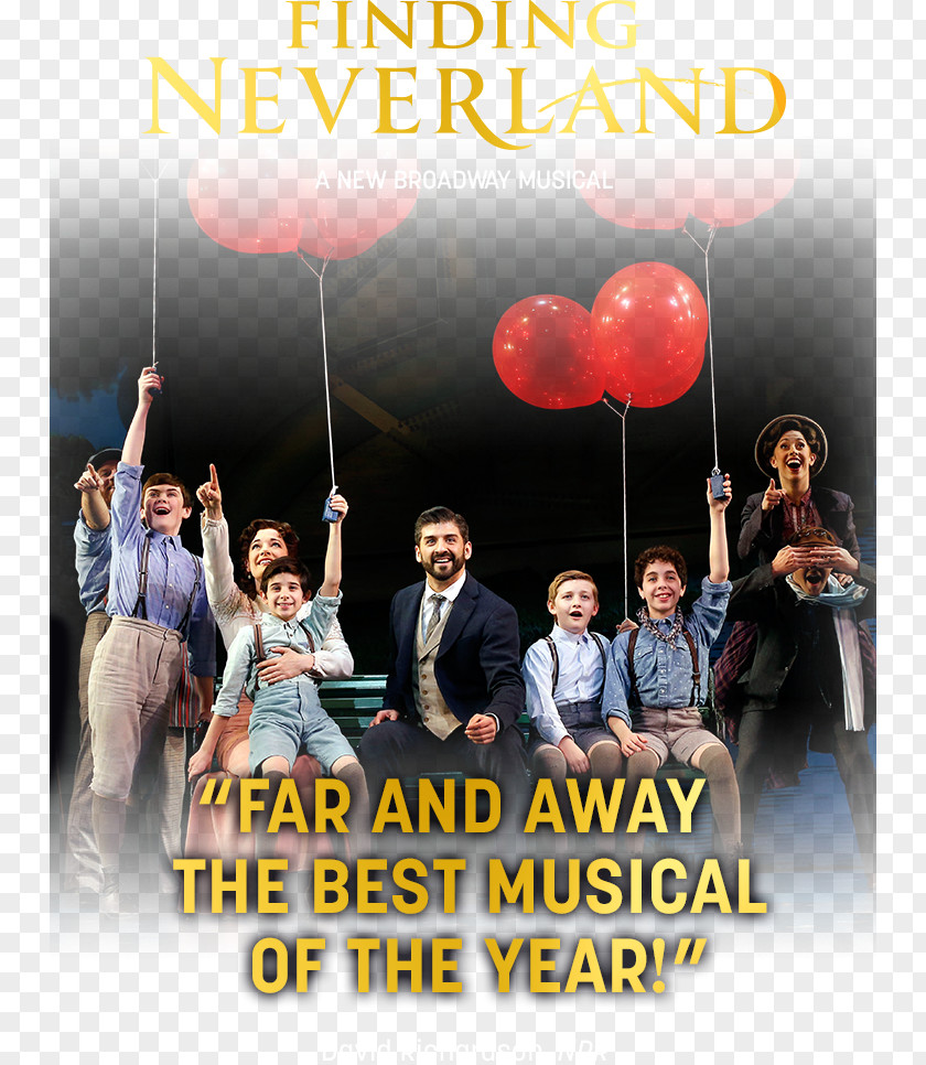 Finding Neverland New York City Broadway Pantages Theatre Pippin PNG