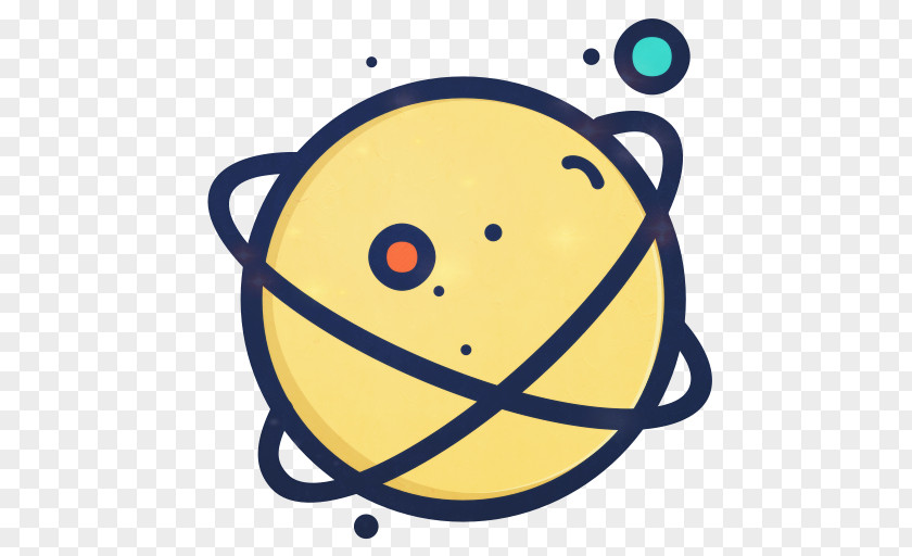 Hand-painted Planet Icon PNG