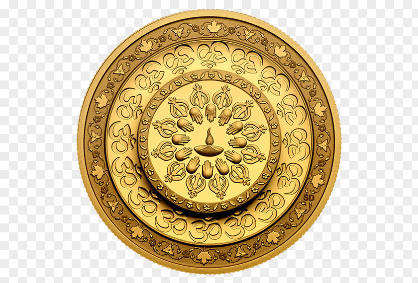 Lakshmi Gold Coin Perth Mint Diwali Silver PNG