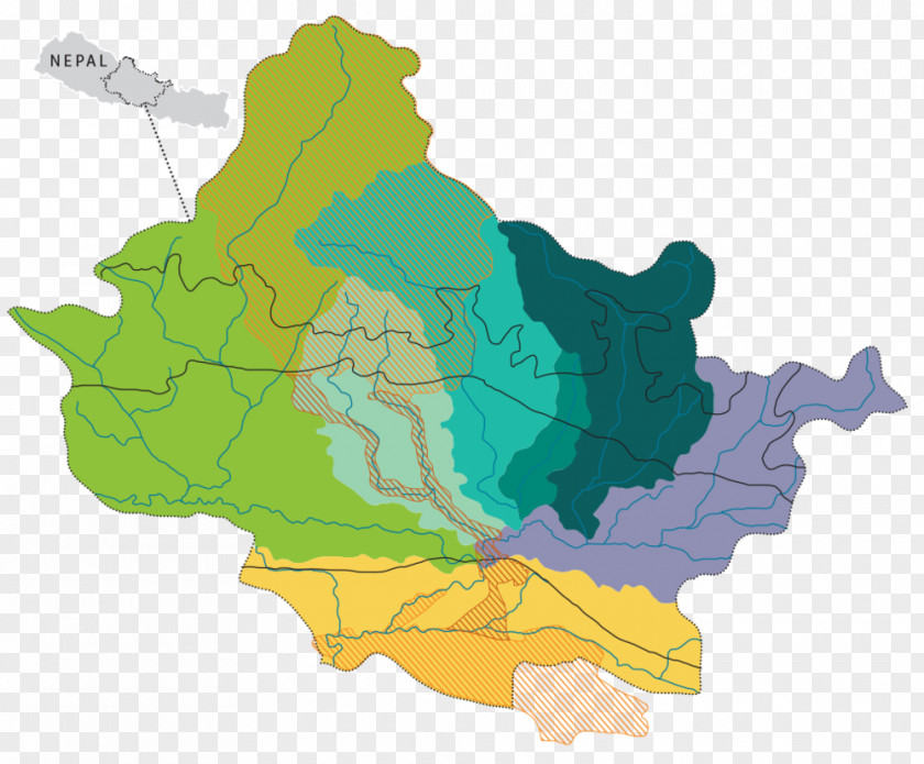 Trishuli River Gandaki Chitwan District Annapurna Massif PNG