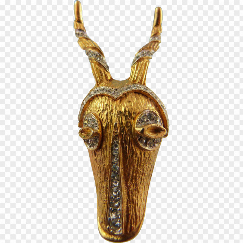 Antelope Deer Antler Horn 01504 Metal PNG