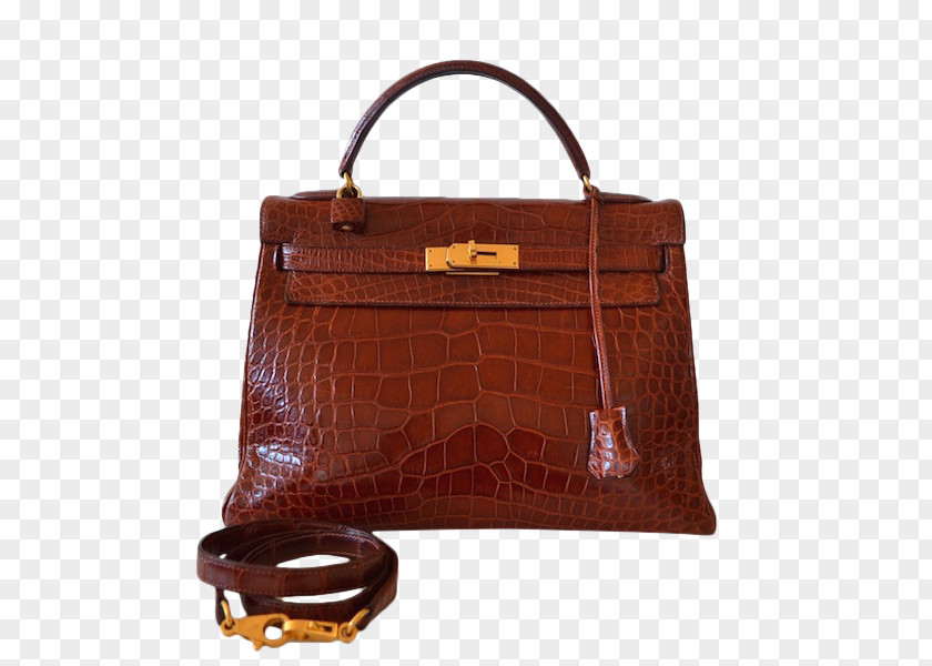 Bag Handbag Leather Brown Strap Caramel Color PNG