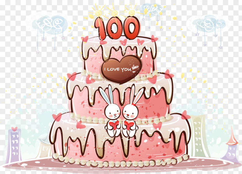 Cake Vector Material Birthday Valentines Day Clip Art PNG