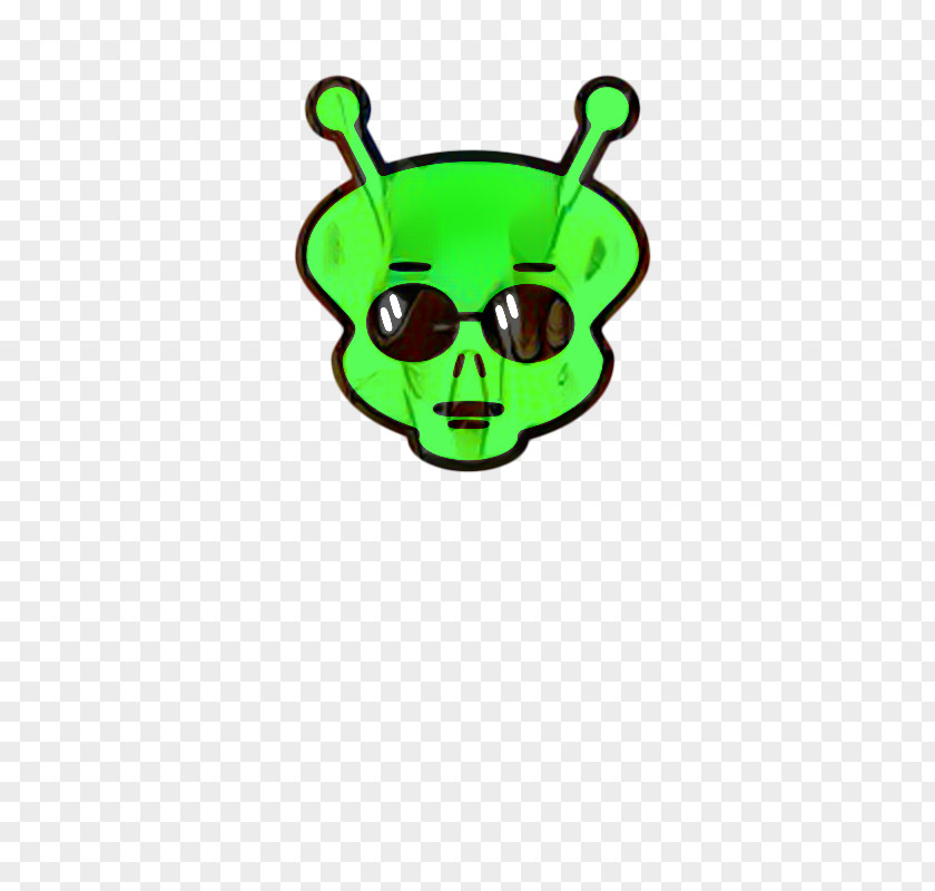 Green Drawing Alien Cartoon PNG