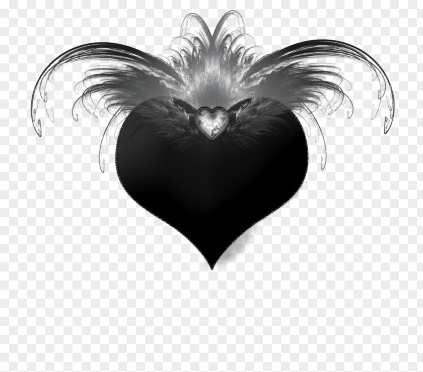 Black Heart Clip Art PNG