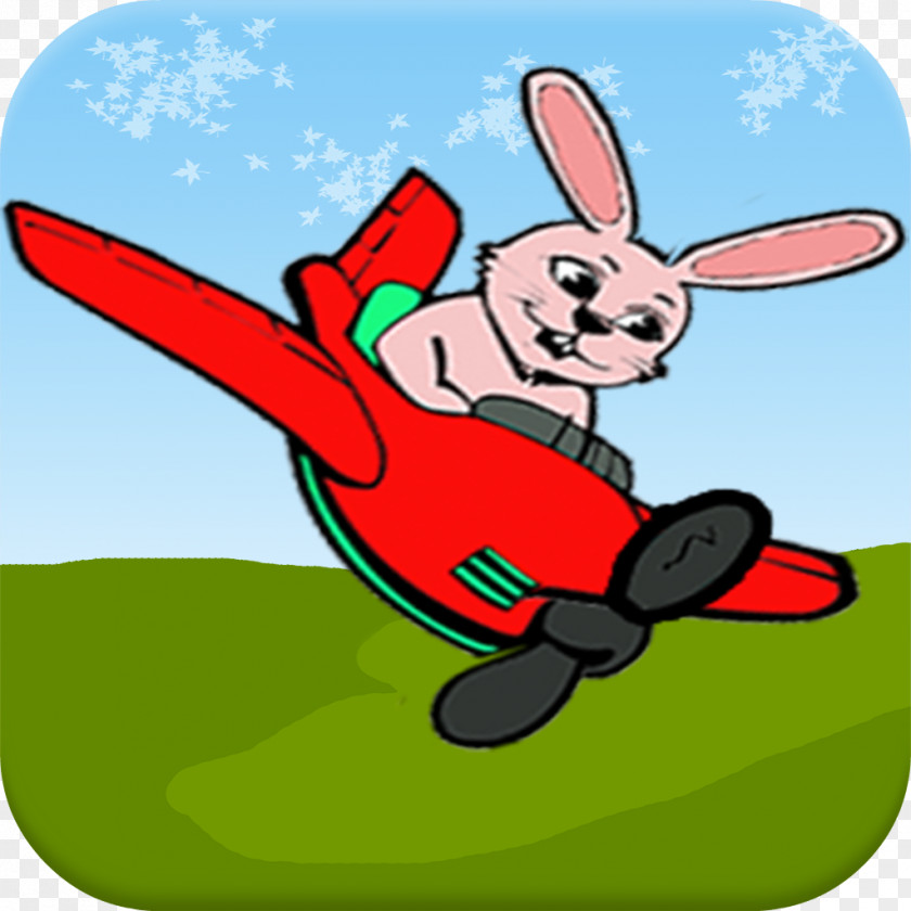 Easter Bunny Airplane Drawing Clip Art PNG