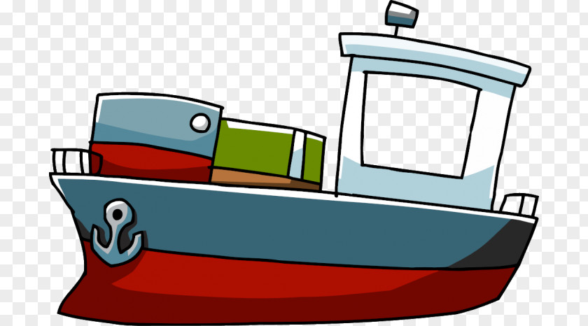 Fishing Vessel Tugboat Cartoon PNG