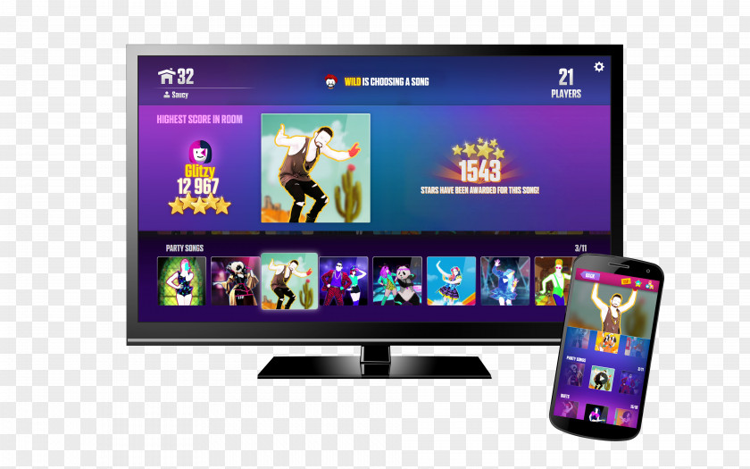 Just Dance Now Television Android PNG