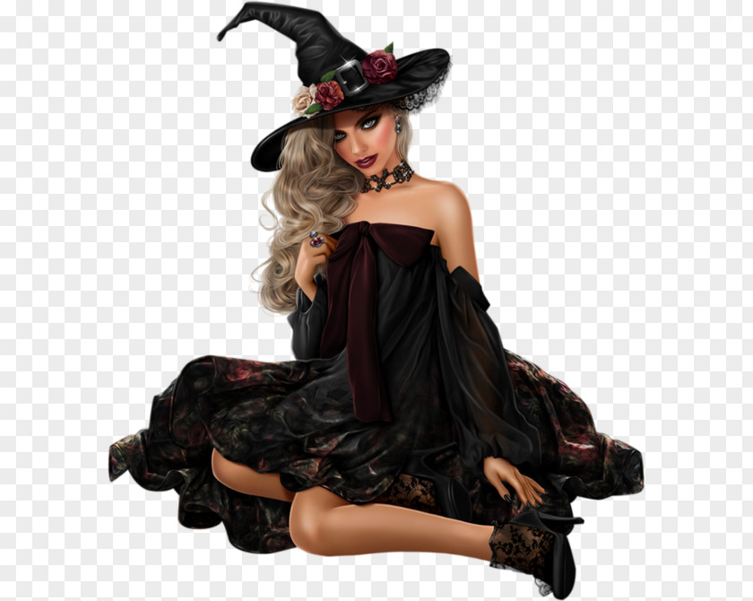 Kisekae Witch Witchcraft Woman Image PNG