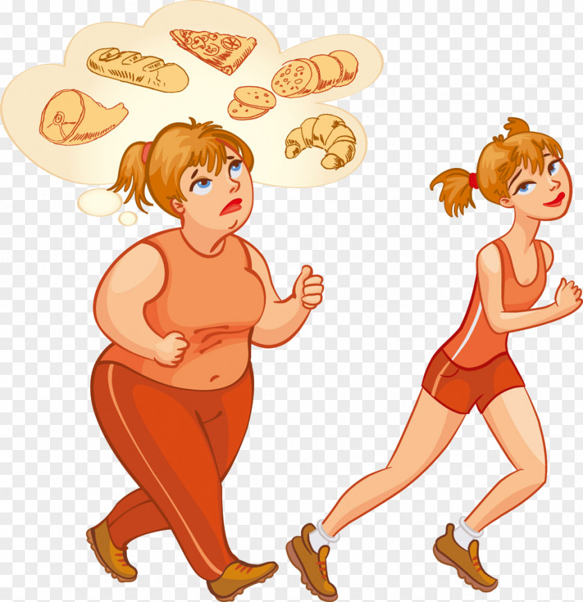 Obese Women Cartoon Adipose Tissue Fat Clip Art PNG