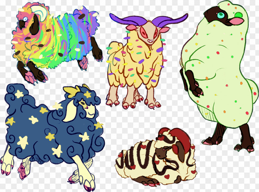 Sheep–goat Hybrid Animal Clip Art PNG