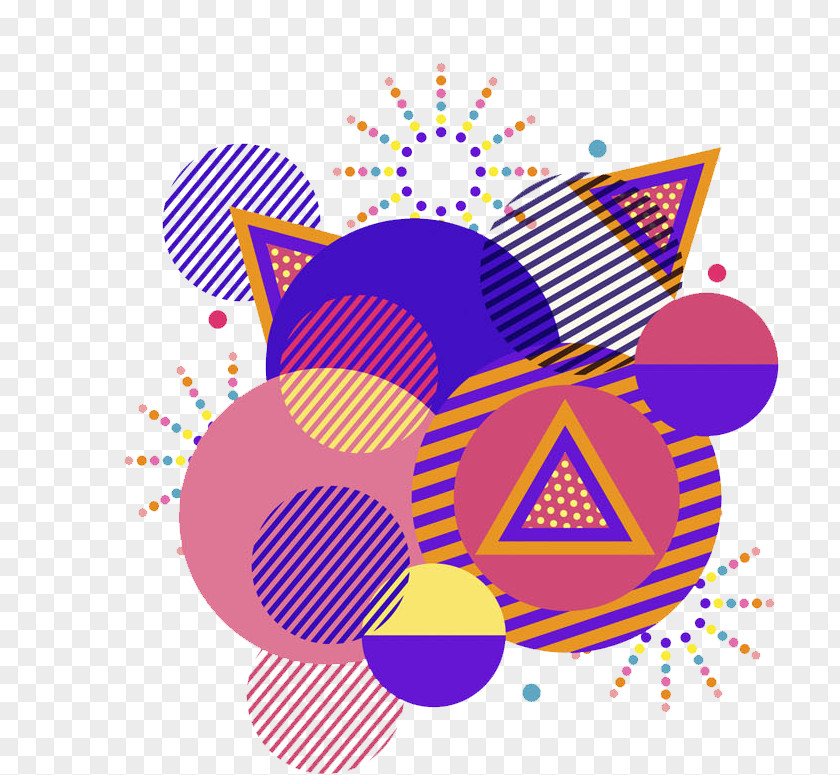 Cartoon Circle Drawing Color PNG