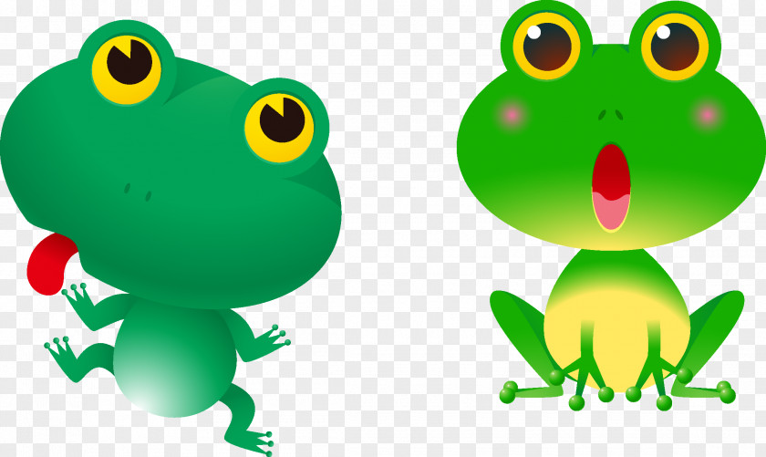 Cartoon Frog Red-eyed Tree Drawing Clip Art PNG