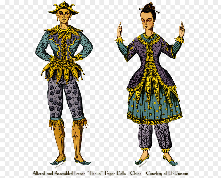 China Doll Épinal Robe Pantin Costume Illustration PNG