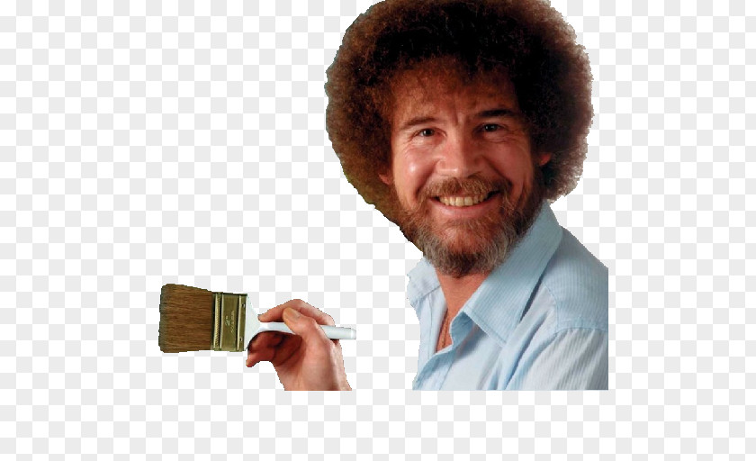 Old Man Material Bob Ross More Of The Joy Painting Television Show PNG