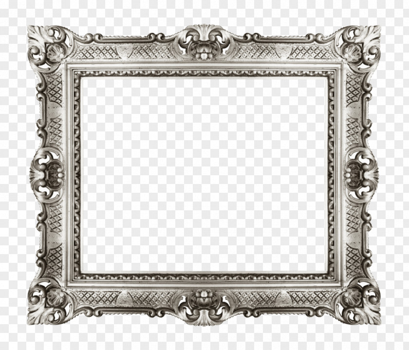 Silver Frame Picture Frames Stock Photography Ornament Royalty-free PNG