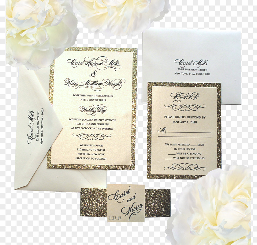 Wedding Invite Invitation PNG