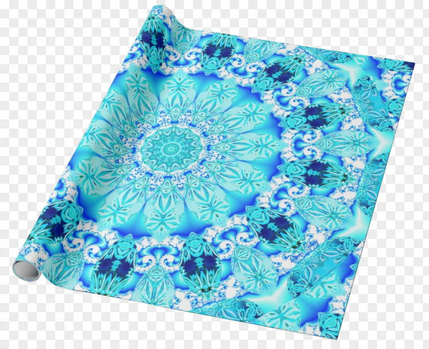 Delicate Lace Aqua Turquoise Teal Cobalt Blue Textile PNG