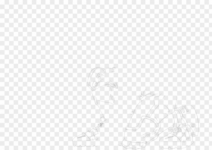 Design Shoe White Sketch PNG