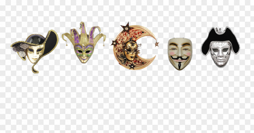 Masquerade Earring Body Jewellery Clothing Accessories Guy Fawkes Mask PNG