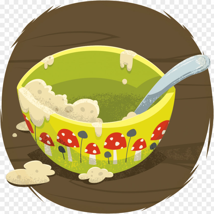Porridge Bowl Tableware Clip Art PNG