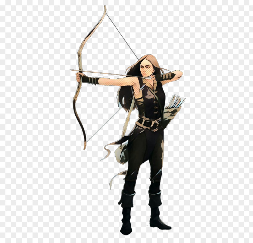 Recreation Cold Weapon Bow And Arrow PNG