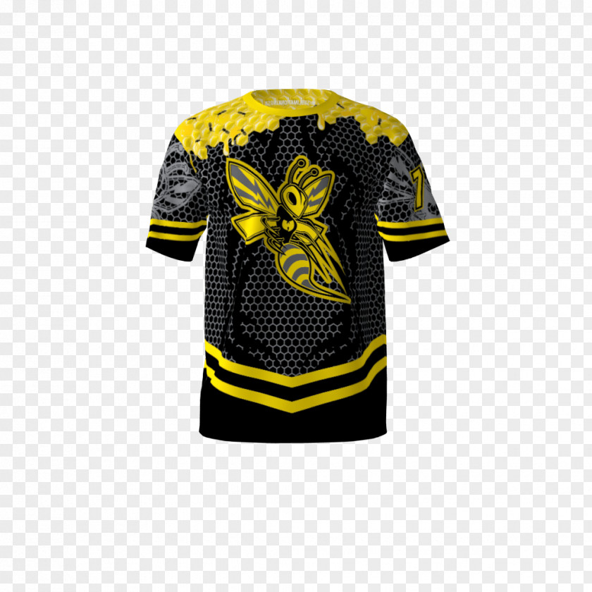 Bee Design Jersey Dye-sublimation Printer Softball Light PNG