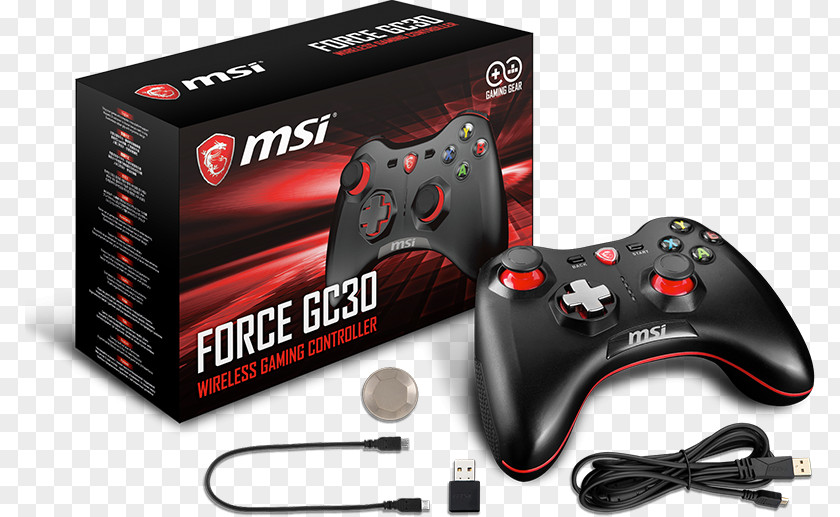 Computer Mouse GC30 GAMING Controller Game Controllers Micro-Star International MSI Force PNG