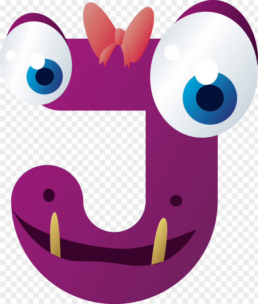 J Letter English Alphabet Monster ABC Drawing PNG