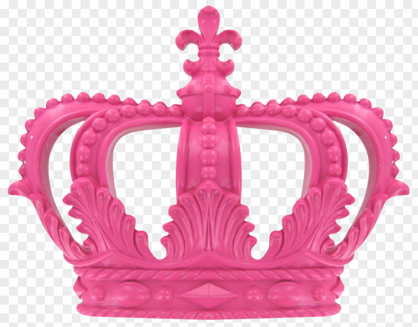 Pink Carved Crown Wall Decal Interior Design Services PNG