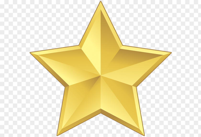 Star Gold Yellow PNG