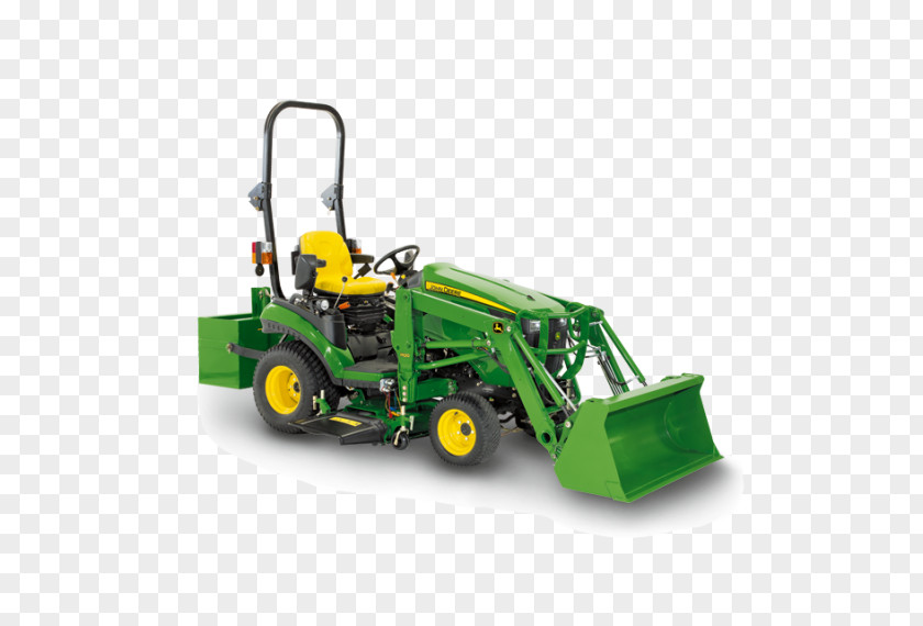 Tractor John Deere Compact Utility Tractors Mower Agricultural Machinery PNG