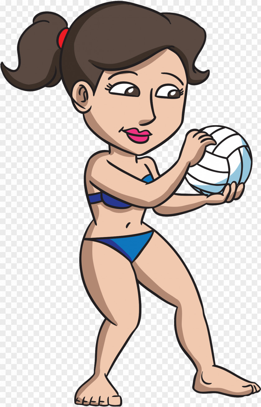 Volleyball Cartoon Clip Art PNG