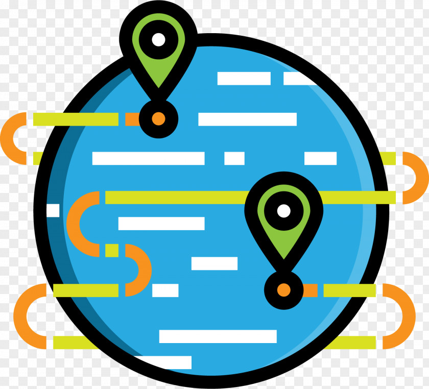 Global Positioning System Map Icon PNG