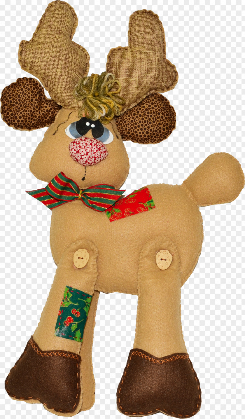 Reindeer Stuffed Animals & Cuddly Toys Christmas Ornament Day PNG