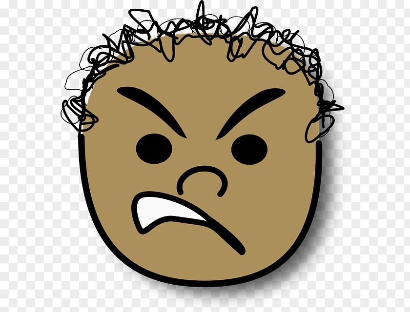 Angry Vector Smiley Emoticon Clip Art PNG